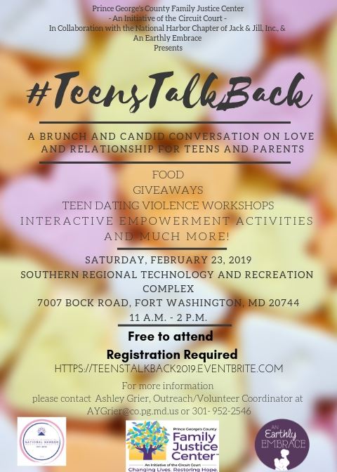 TeensTalkBack Event Flyer