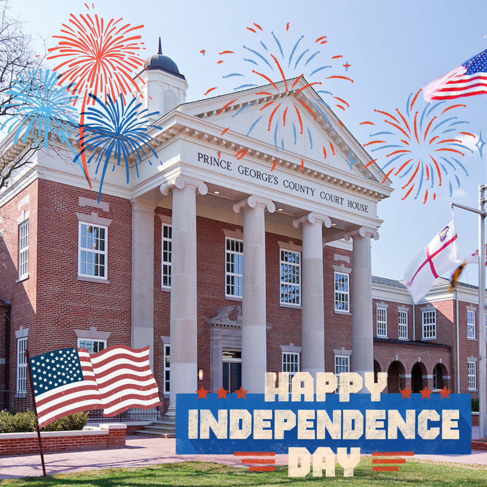 Fourth of July Social Media Graphic